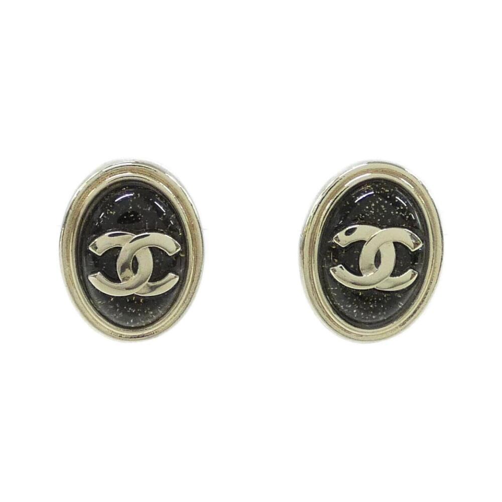 CHANEL Black Earrings